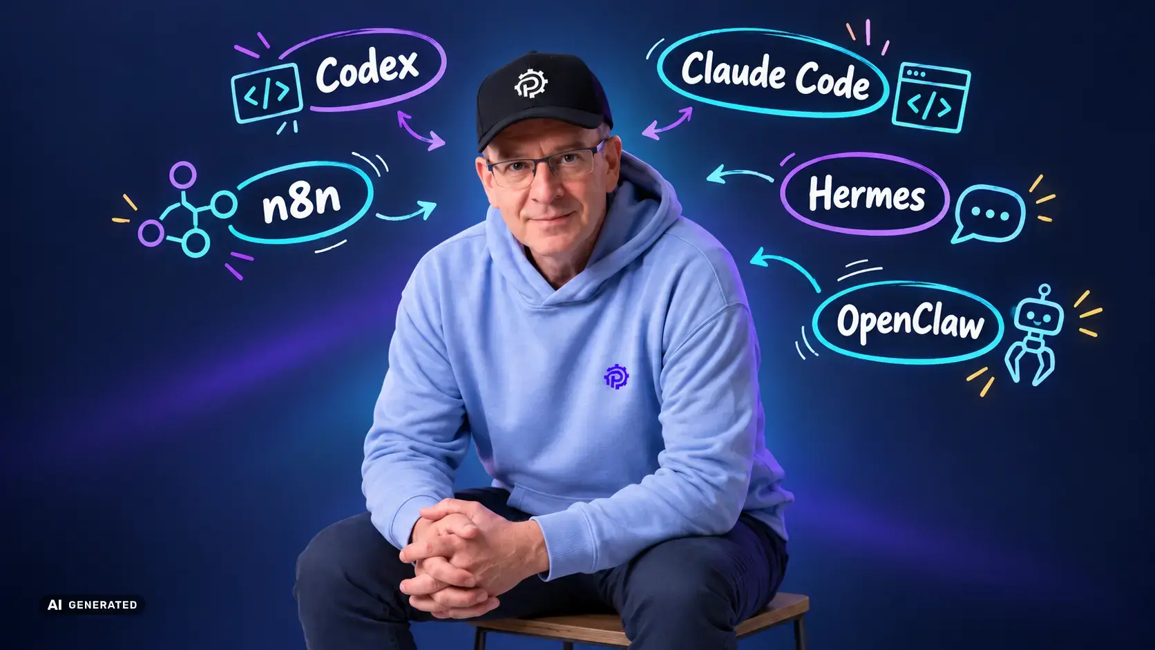 Alexander Posselt ordnet Codex, Claude Code, n8n, Hermes und OpenClaw ein