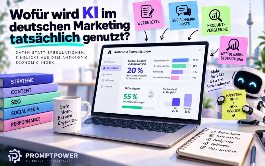 Wofür wird KI im deutschen Marketing tatsächlich genutzt?